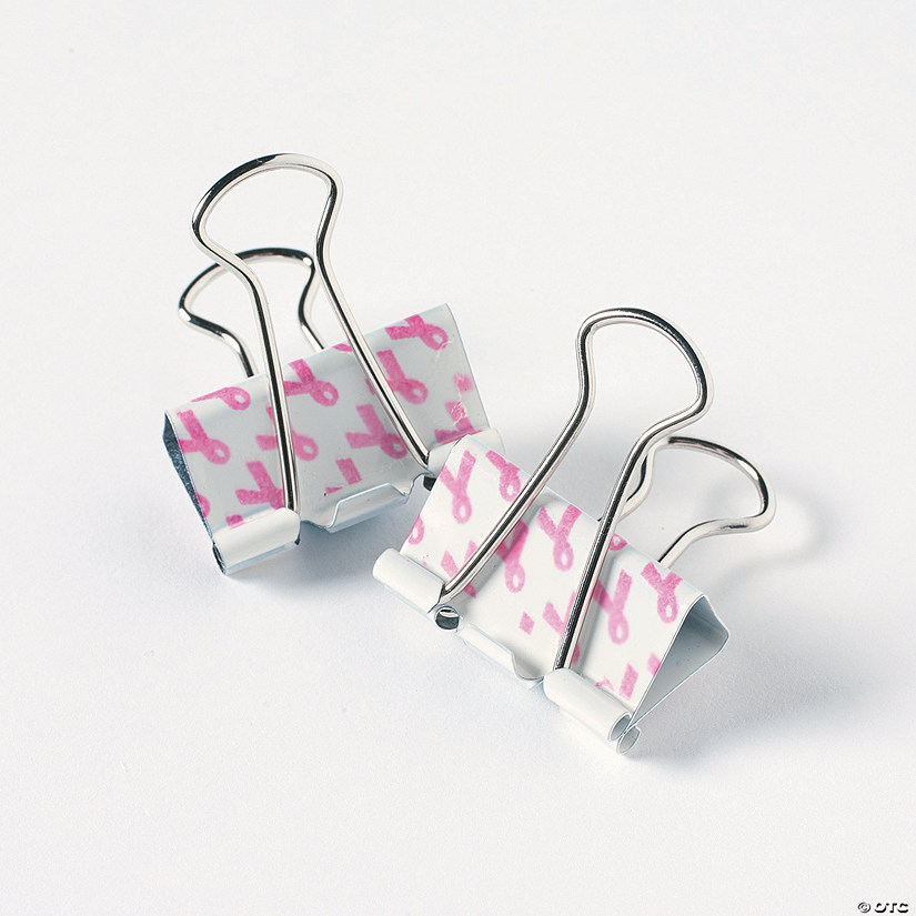 Pink Ribbon Binder Clips Discontinued
