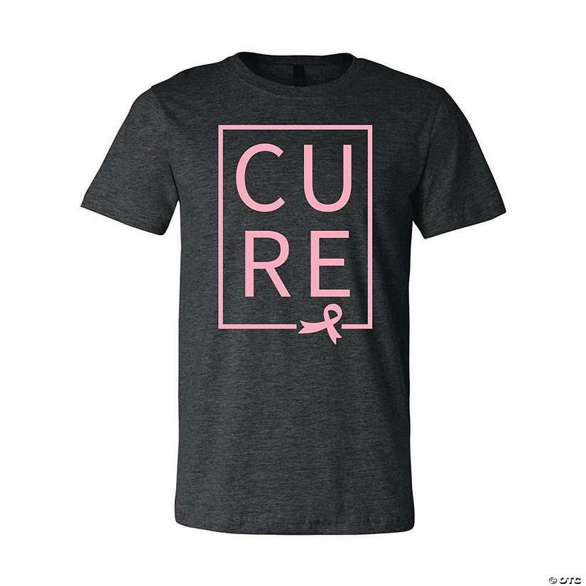 Pink Ribbon Cure Adult&#8217;s T-Shirt Image