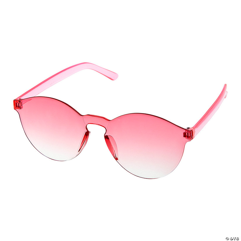 Pink Rimless Sunglasses &amp;#8211; 12 Pc. Image