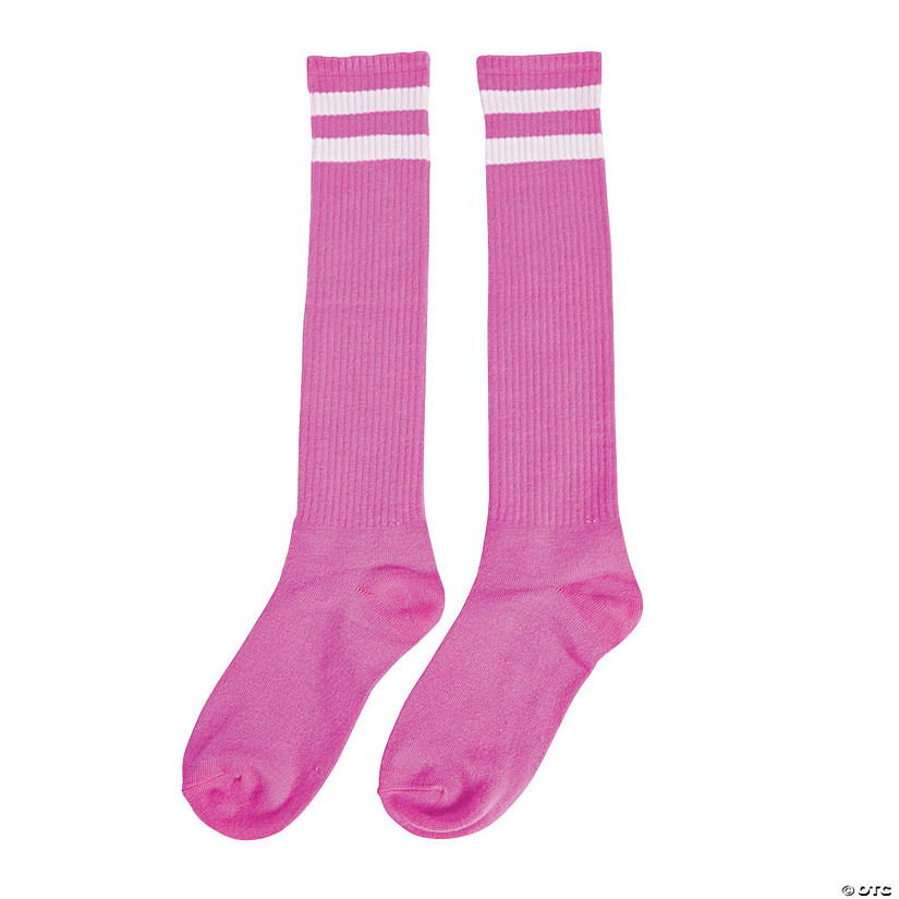 Pink Team Spirit Knee-High Socks - 1 Pair Image