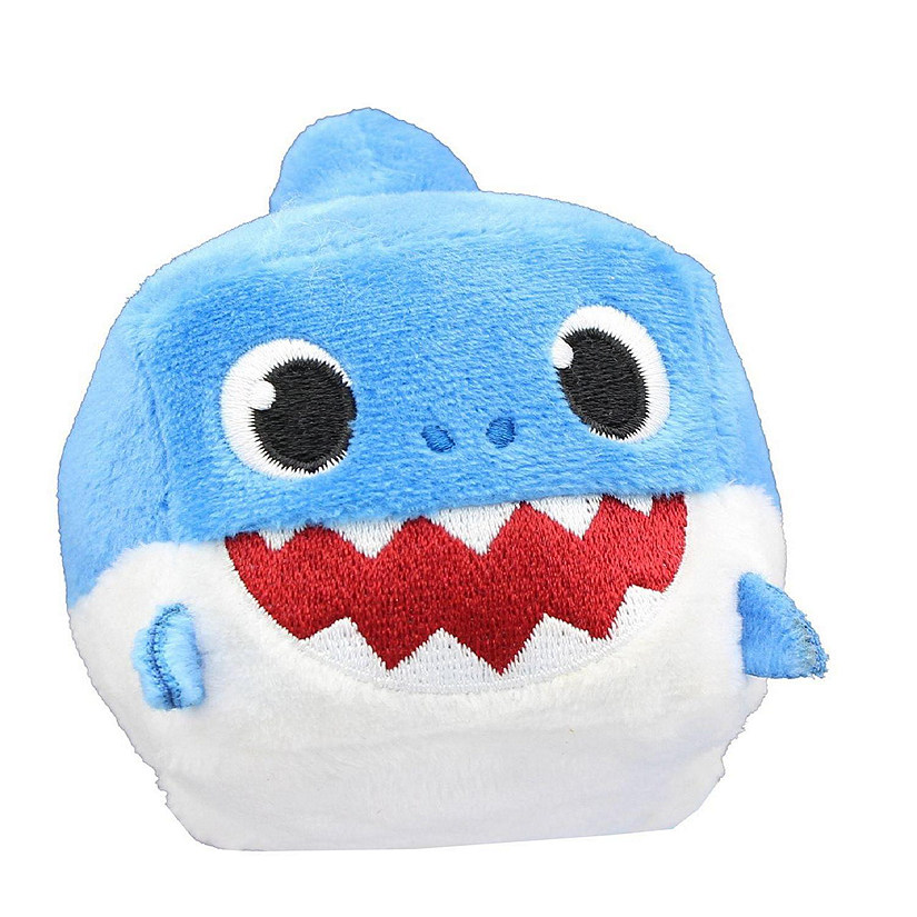 Pinkfong Shark Family 3 Inch Sound Cube Plush - Daddy Shark Blue Image