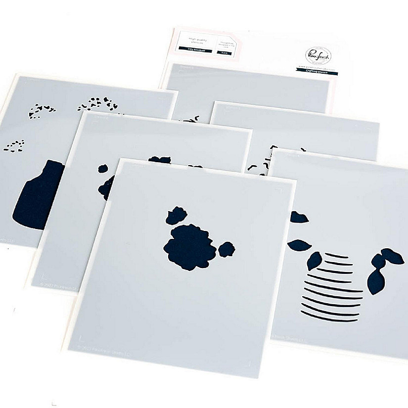 Pinkfresh Studio Stencils 4.25
