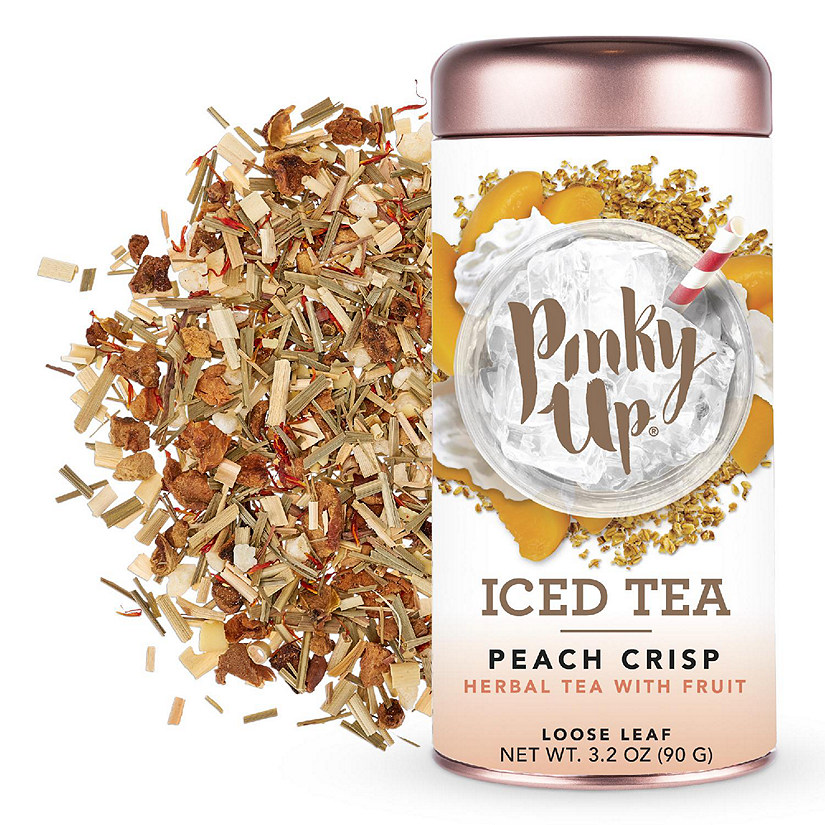 Pinky Up Peach Crisp Loose Leaf Iced Tea Tins Image
