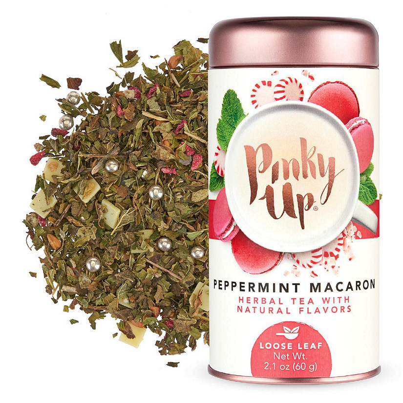 Pinky Up Peppermint Macaron Loose Leaf Tea Tins Image