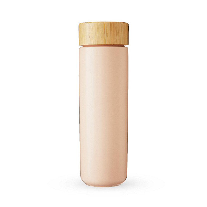 Pinky Up - Tatyana Ceramic To-Go Infuser Mug in Coral