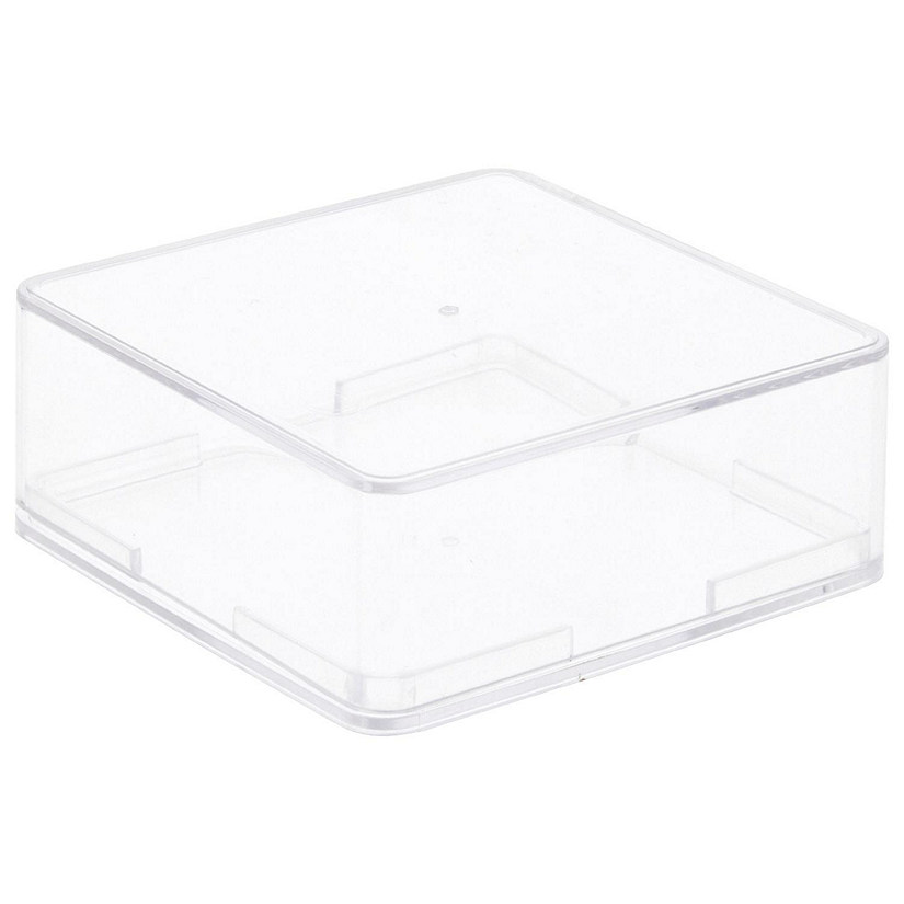 Pioneer Plastics 133C Clear Plastic Hockey Puck Display Case, 2.875" W x 2.875" D x 1.0625" H, Pack of 12 Image