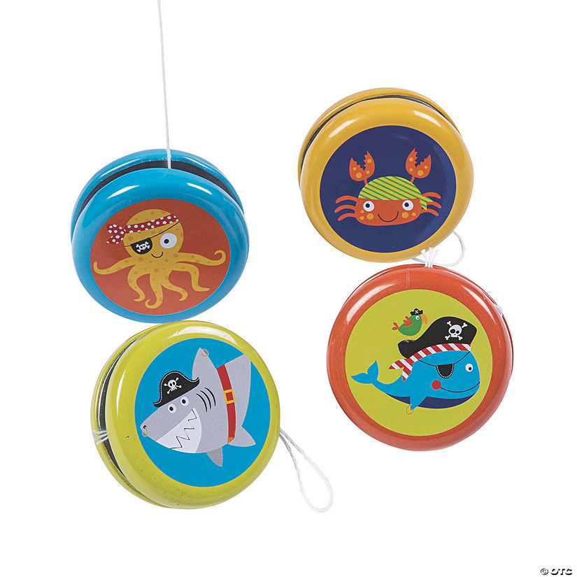 Pirate Animals YoYos - 12 Pc. Image