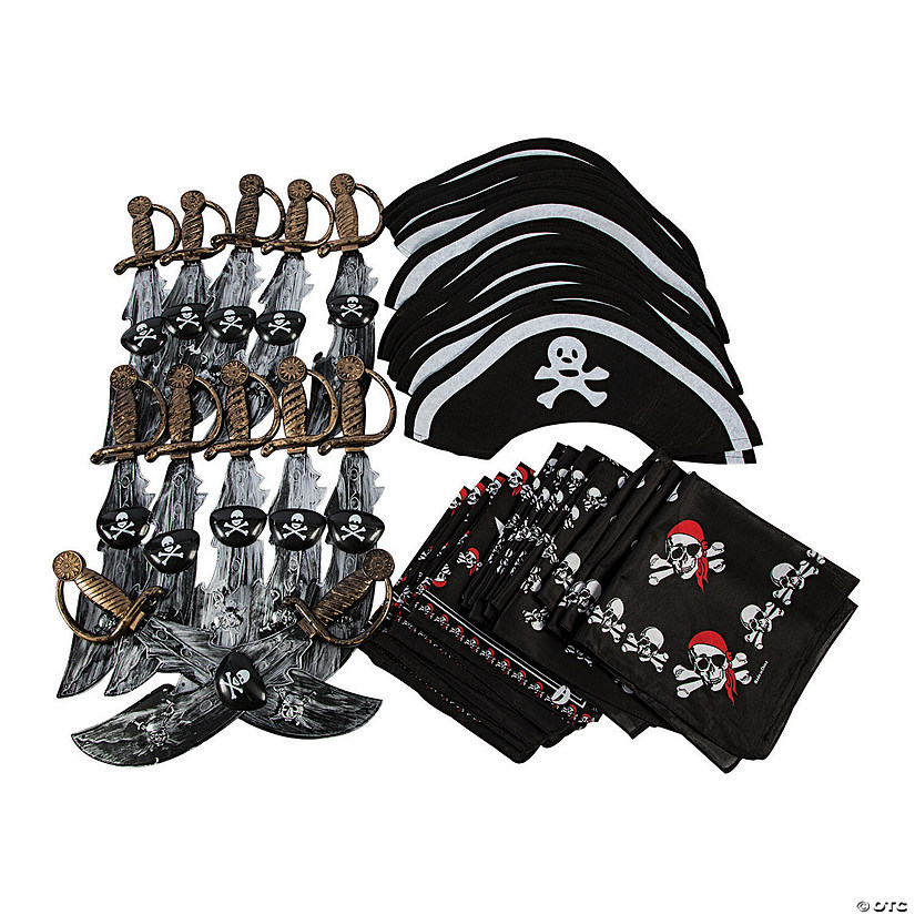 Pirate Dress-Up Accessory Kit for 12 - 36 Pc. Image