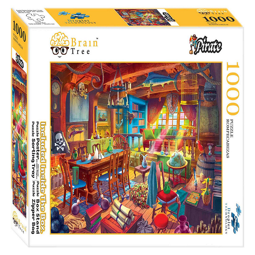 Pirate Puzzle Jigsaw Unique Puzzles for Adults - Premium Quality - 1000 Pieces Image