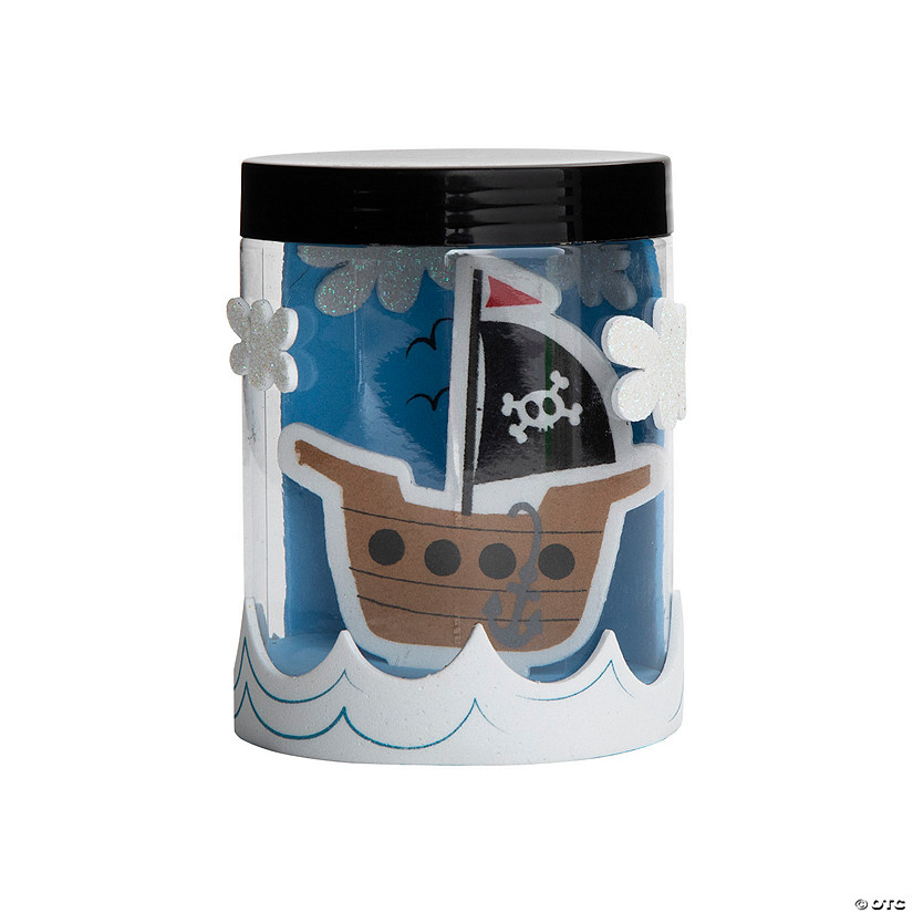 Pirate Ship in a Jar Craft Kit - Makes 6 Image