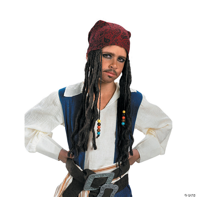 Pirates of the Caribbean Captain Jack Sparrow Headband Hair Image