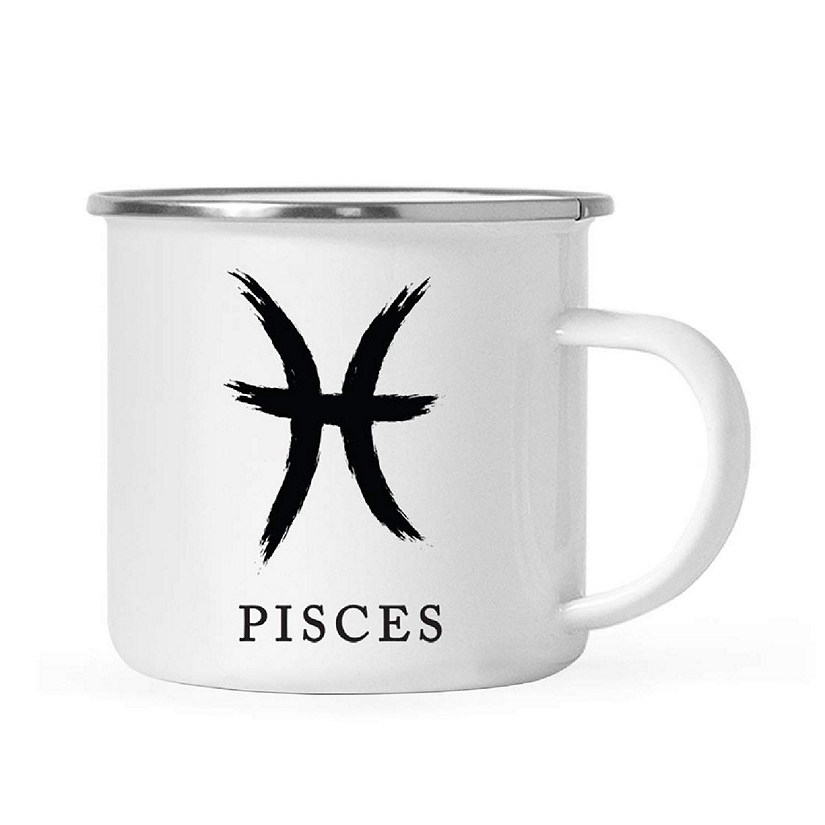 Pisces Zodiac Brushed 11oz Campfire Image