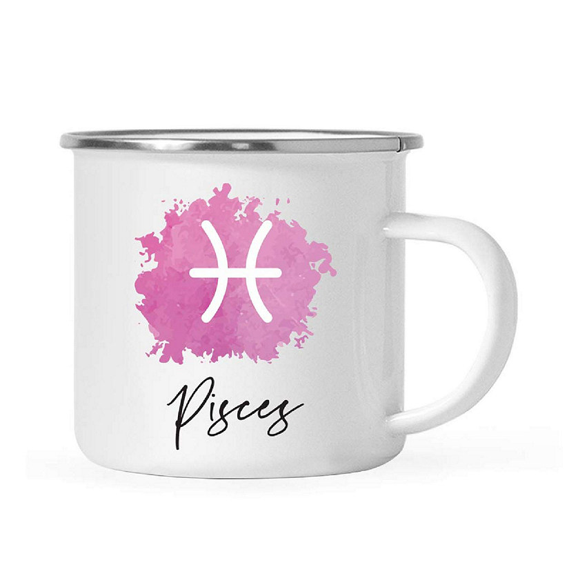Pisces Zodiac Pink 11oz Campfire Image