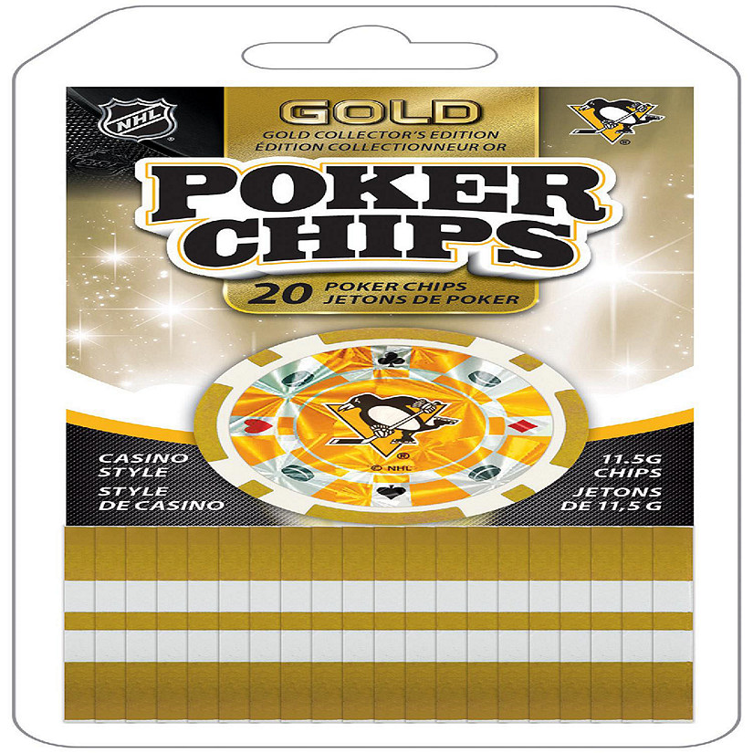 Pittsburgh Penguins 20 Piece Poker Chips Image