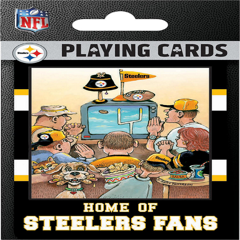 Pittsburgh Steelers Fan Deck Playing Cards - 54 Card Deck Image