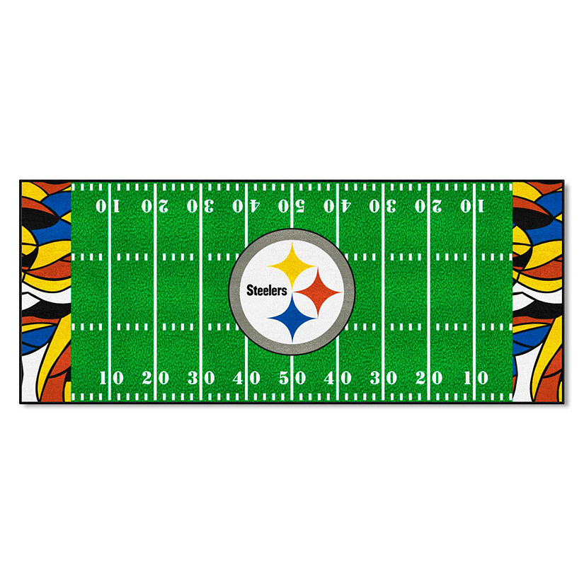 NFL Pittsburgh Steelers Tailgater Mat Rectangular Outdoor Area Rug