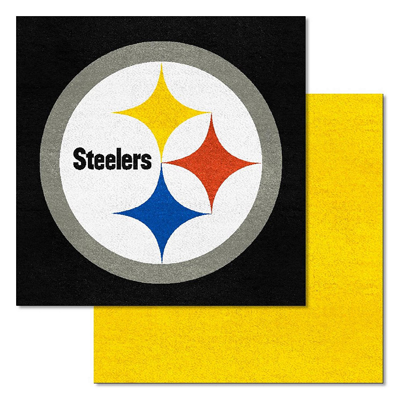 Steelers Team Carpet Tiles - 45 sq ft