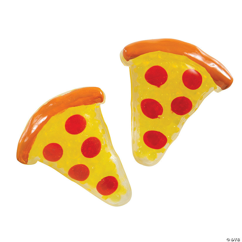 Pizza Gel Bead Squeeze Toys - 12 Pc. Image