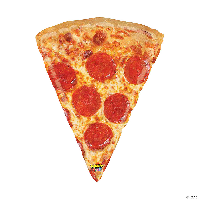 Pizza-Shaped 34" Mylar Balloon Image