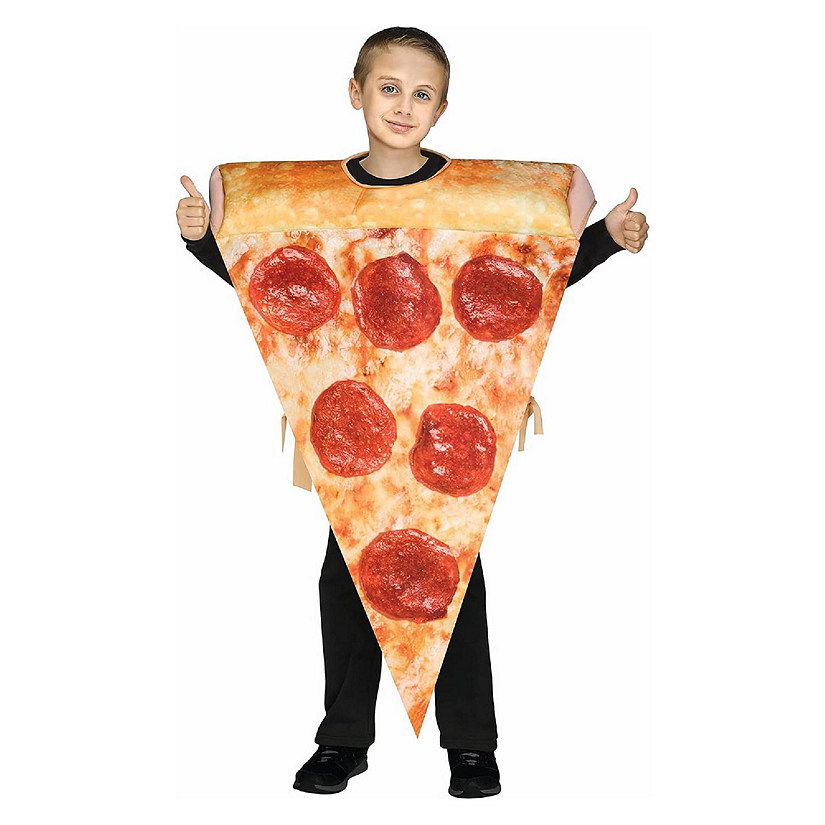 Pizza Slice Child Costume  One Size Fits Up To Size 12 Image