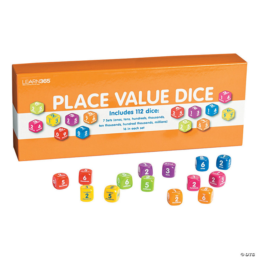 Place Value Dice Oriental Trading