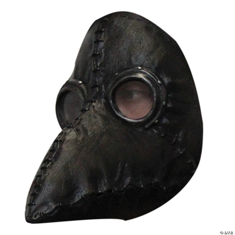 Plague Doctor Black Latex Mask Image