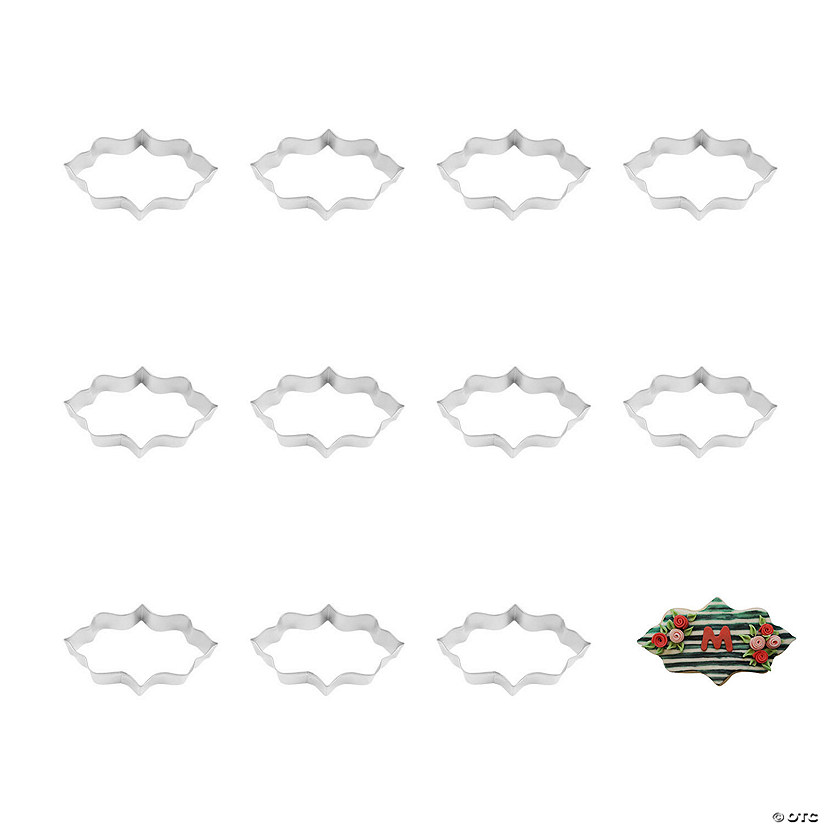 Plaque, Elongated 4.75" Cookie Cutters Image