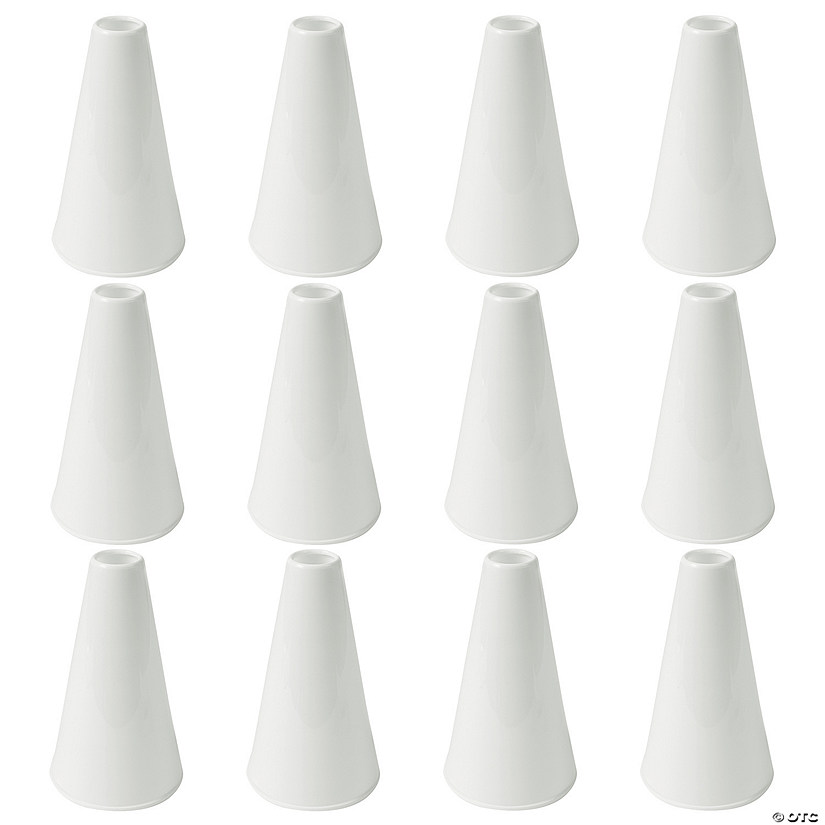 Plastic DIY Megaphones 12 Pc. Oriental Trading