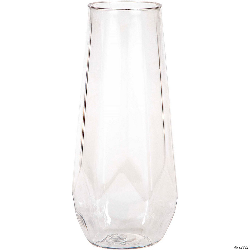 Plastic Fractal Stemless Champagne Tumblers Image