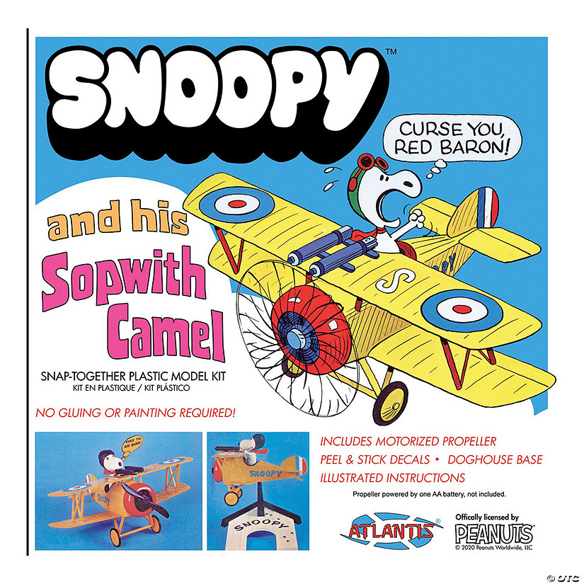 Plastic Model Kit-Snoopy And His Sopwith Camel Image