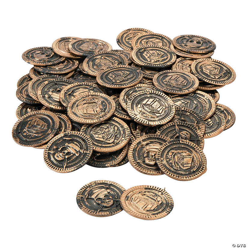 Plastic Pirate Coins | Oriental Trading