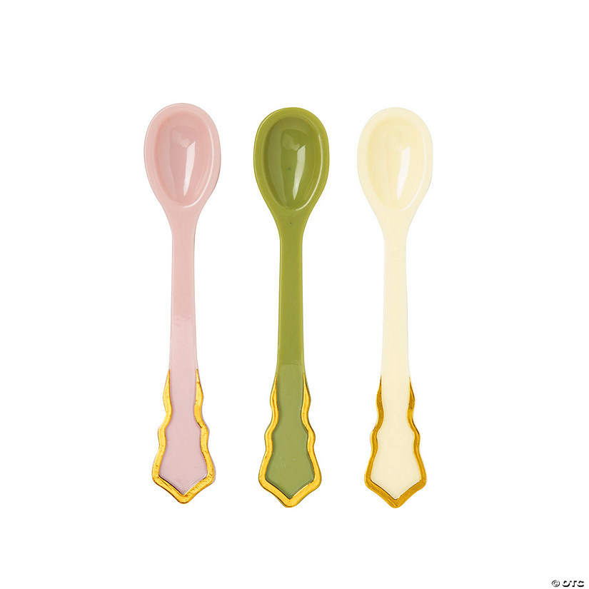Plastic Tea Spoons - 24 Ct. Image