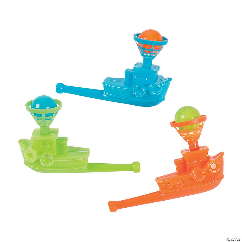 Plastic Tugboat Float-A-Ball Games Image