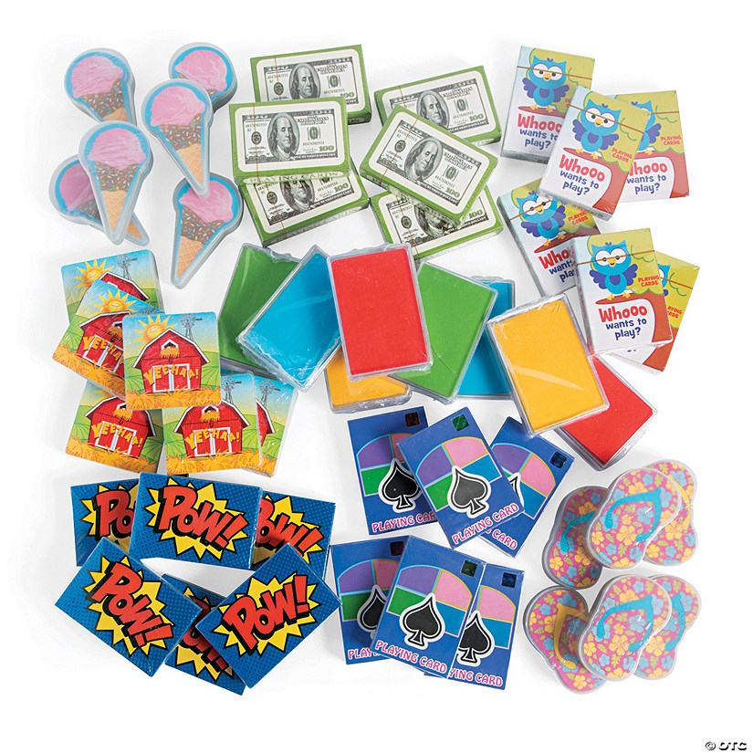 Playing Card Assortment 50 Decks Oriental Trading