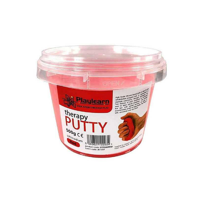 Playlearn 1-lb Red Therapy Putty - Medium Strength Image