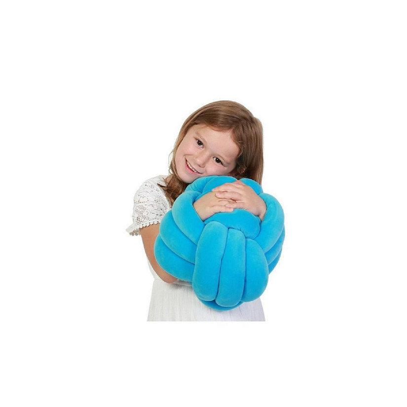 Playlearn 10-in Blue Cuddle Ball Sensory Pillow Image