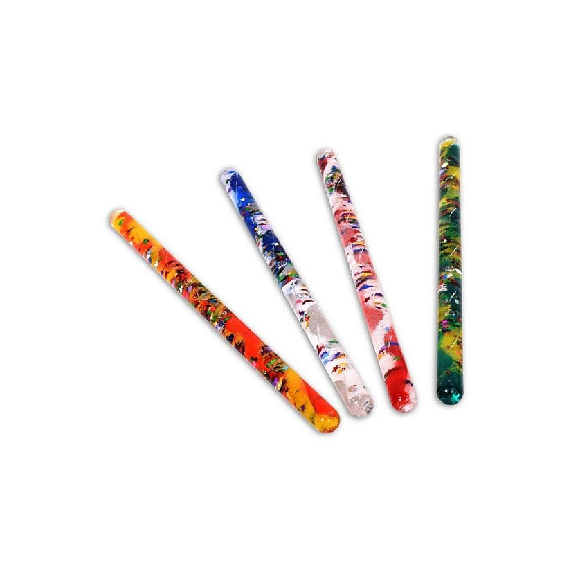 Playlearn 12.5-in Sensory Toy Glitter Wand Tube - 4 Pack Image