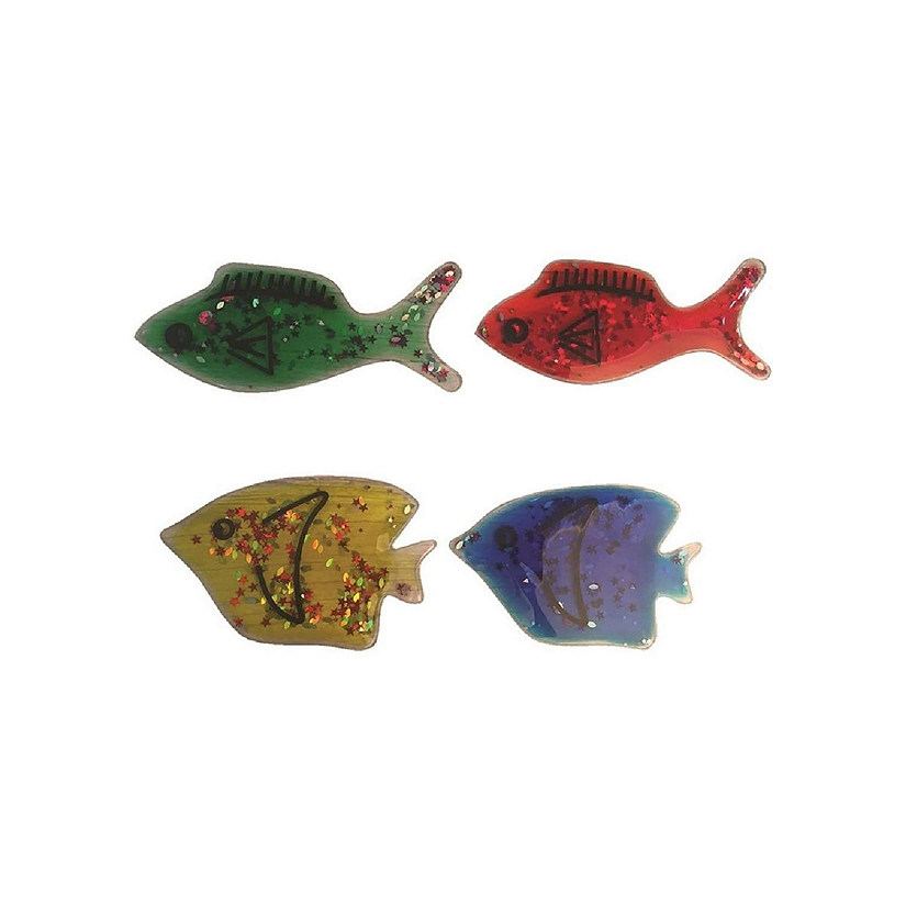 Playlearn Glitter Gel Fish Shape Pads - 4 Pack Image
