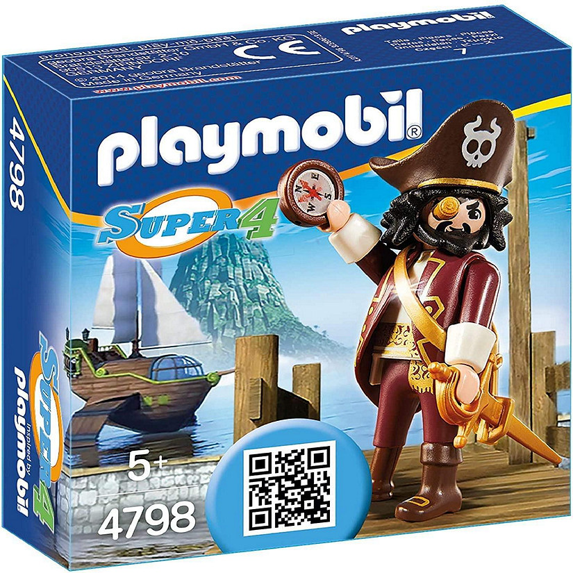 Playmobil 4798 Super 4 Sharkbeard Figure Image