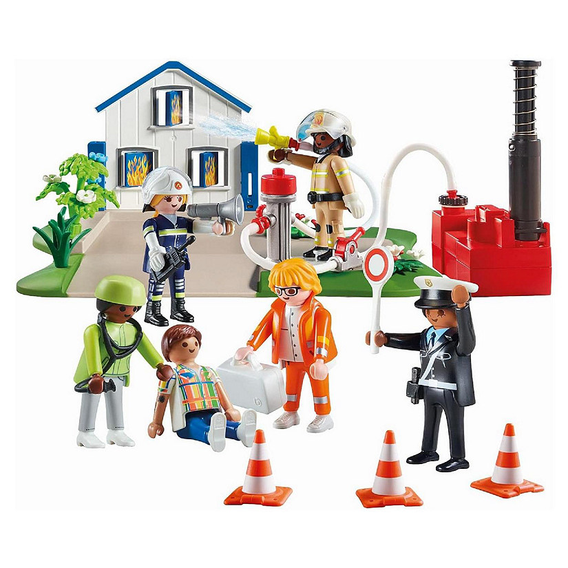 Playmobil 70980 My Figures Rescue Mission Building Set Image