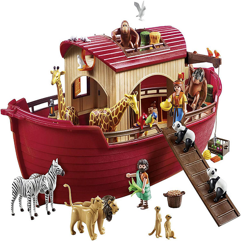 Playmobil 9373 Wild Life Floating Noahs Ark Building Set Image