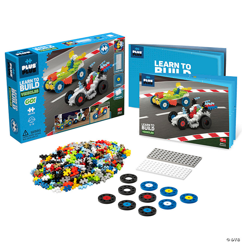Plus-Plus Plus-Plus Learn to Build GO! Vehicles, 360 Pieces Image