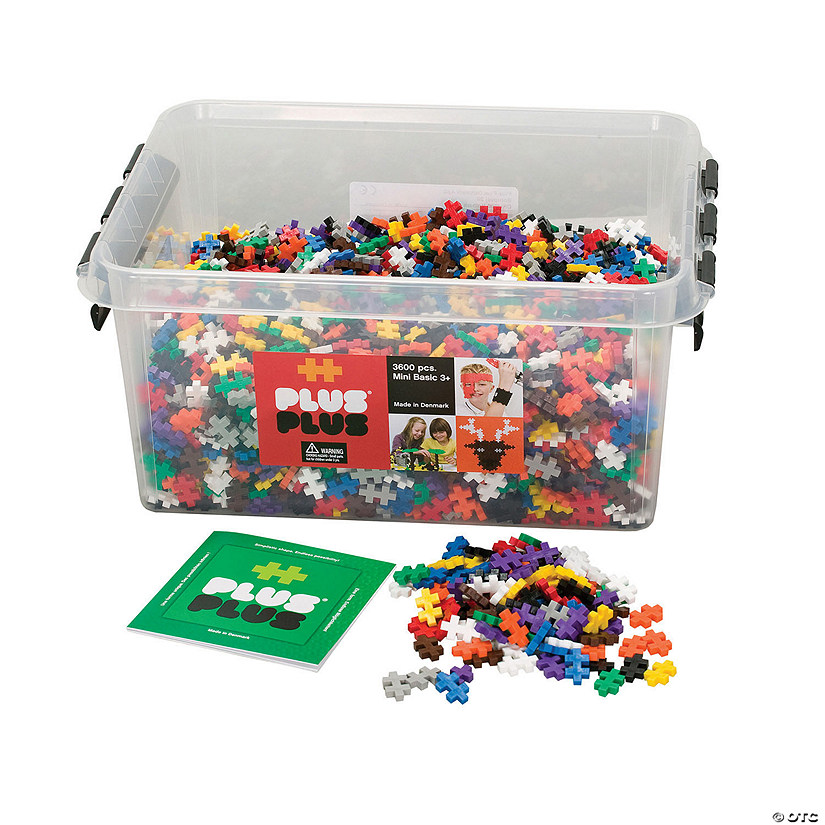 Plus-Plus&#174; School Set, 3,600 pieces in Basic Colors Image