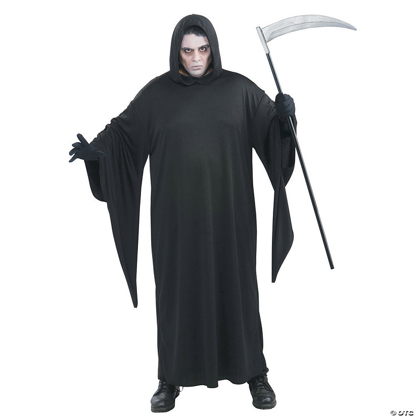 Plus Size Grim Reaper Halloween Costume for Men - Discontinued