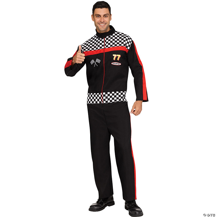 Plus Size Race Car Driver Costume Image