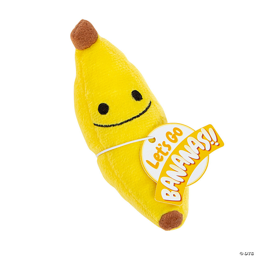 Plush Banana with Card Oriental Trading