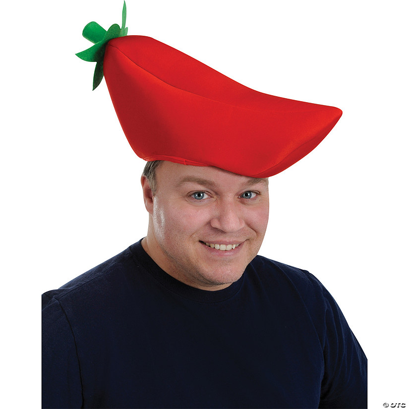 Plush Chili Pepper Hat Image