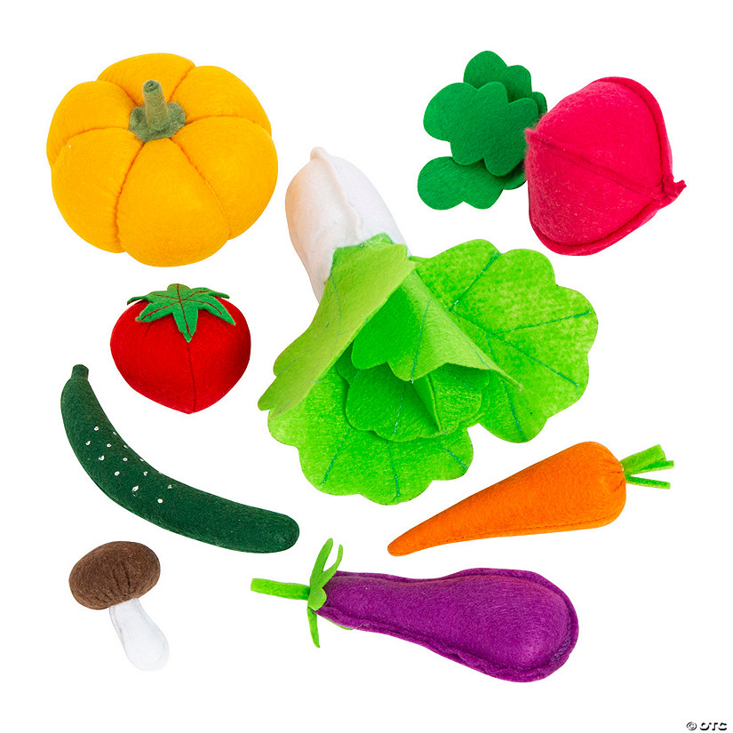 plush vegetables