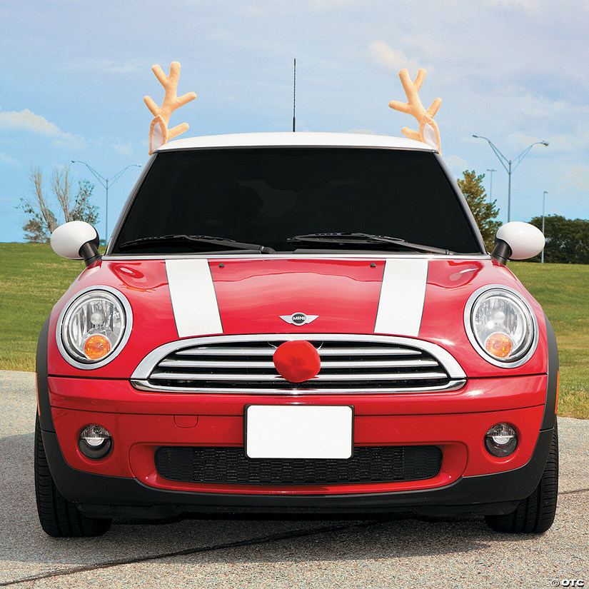 Plush RedNosed Reindeer Car Decorating Kit Discontinued