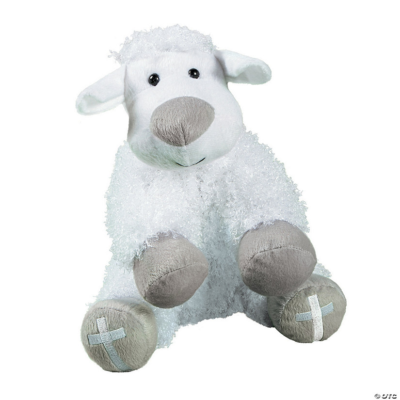 antique plush lamb